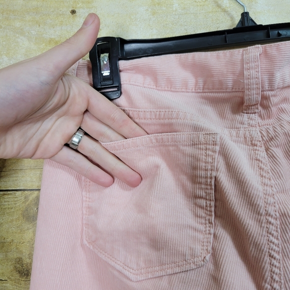 J. Crew Stretch Light Pink Corduroy Straight Leg - Picture 5 of 6